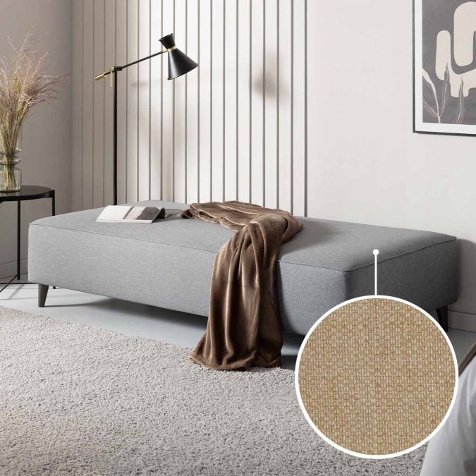 Sofa bed Bardolino with Alba | beige 