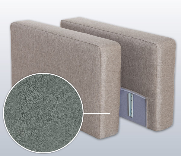 Armrest-Set with Padova Plus, Variation D | pebble 