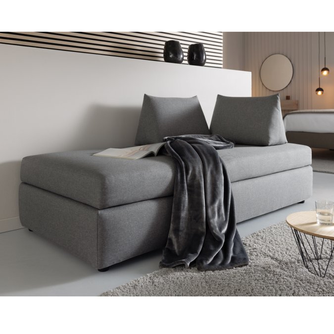 Cushion Sirmione (for sofa bed) with Padova Plus | anthracite 